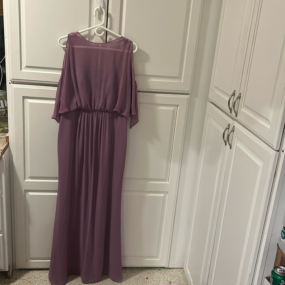 David’s Bridal Dress Gown Lilac Lavender Sz 10